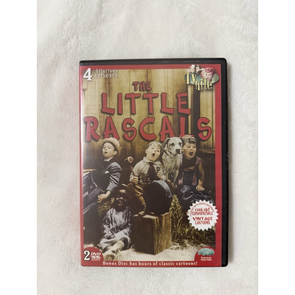 The Little Rascals: 4 Episodes Plus Classic Cartoons - DVD - GOOD